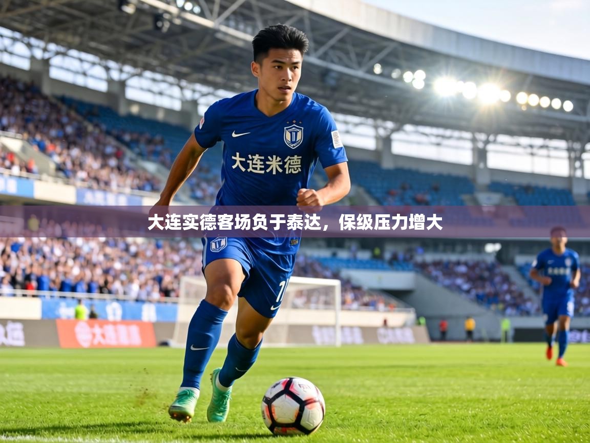 大连实德客场负于泰达，保级压力增大  第2张